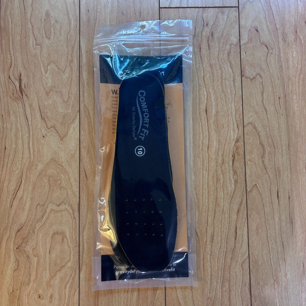 Comfort Fit By Gravity Defyer Gdefy Orthotic Insoles Men's Size 10 NEW